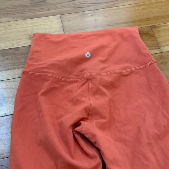 Women Lululemon Align High-Rise Pant 28" Canyon Orange Size 4 Yoga Athleisure - Picture 4 of 8